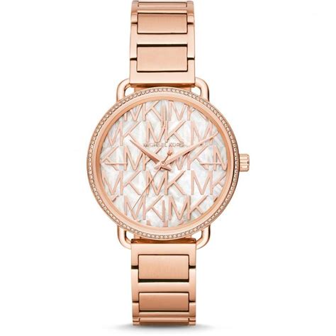 watch michael kors mk3825|Women's Portia Rose Gold.